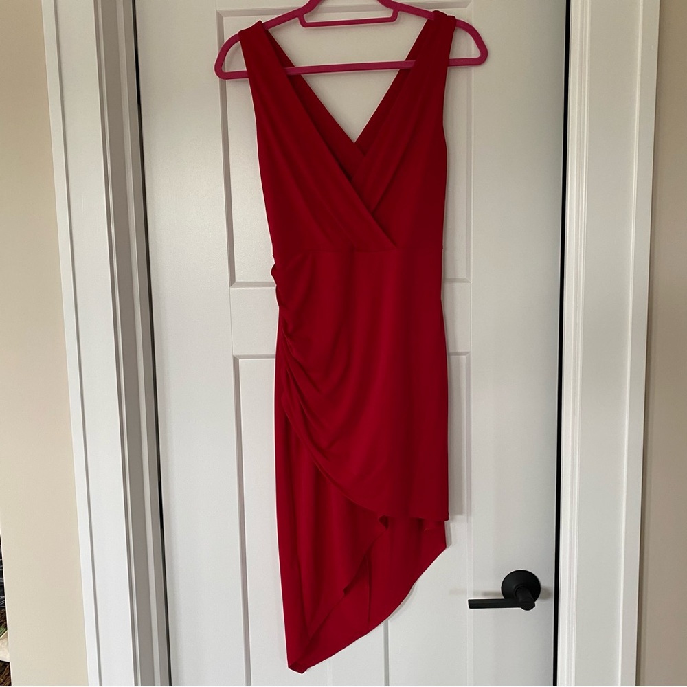 BCBGeneration Red Asymmetrical Dress